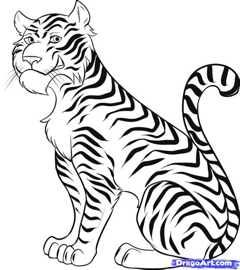Maybe you would like to learn more about one of these? Tiger Face Outline Drawing at GetDrawings | Free download