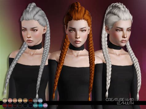 Creature Hair For Ts3 By Leahlillith By The Sims Resource Sims 3 Hairs