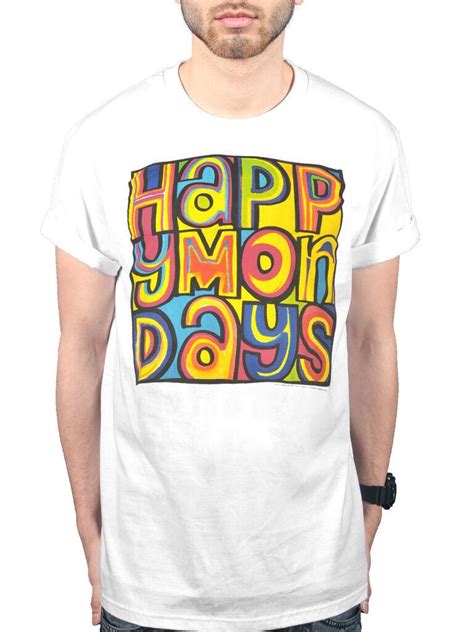Buy Official Happy Mondays Logo T Shirt Uncle Dysfunktional Bummed At Affordable Prices — Free