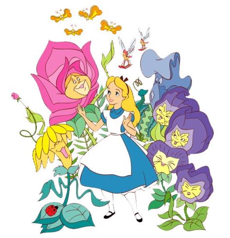 Alice In Wonderland Png Image Png Mart Alice In Wonderland Flowers