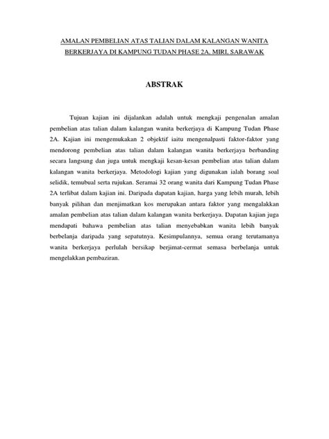 Cadangan tajuk kajian kk pengajian am zon kuching 2015 bi l. Kerja Kursus Pengajian Am(Back-up) - Copy (1)
