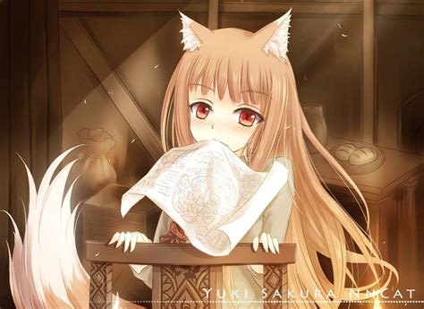 Anime Spice And Wolf Wallpaper