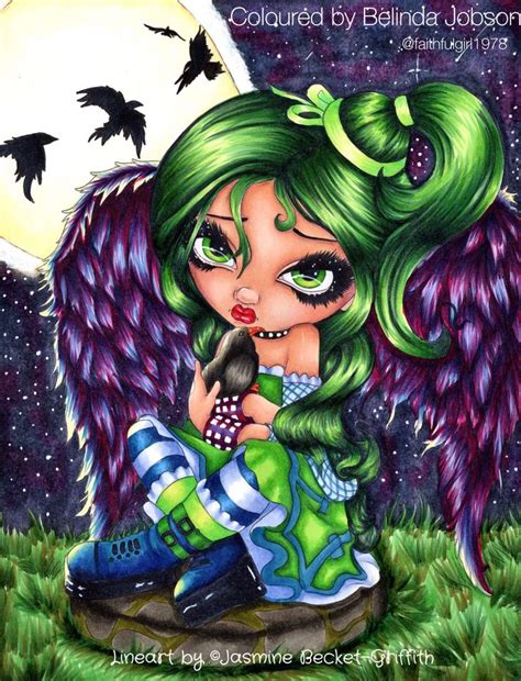 Perched And Sat And Nothing More Jasmine Becket Griffith Faery Art