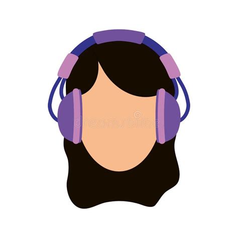 Person With Headphones Stock Vector Illustration Of Noise 31164575