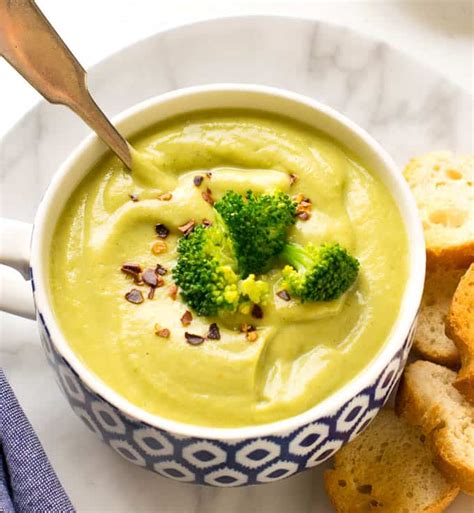 Broccoli Cauliflower Soup With Almond Milk Broccoli Walls
