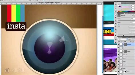 Create Instagram Logo With Adobe Photoshop By Jhonboe Palcomtech Tv
