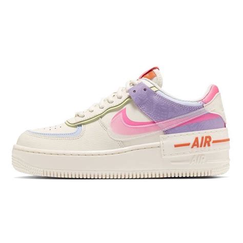 Nike women's air force 1 light high rave pink/rv pnk/sl/gm md brwn casual shoe 6.5 women us. Nike Air Force 1 Shadow Beige Pale Ivory | CW2655-001 | Limi