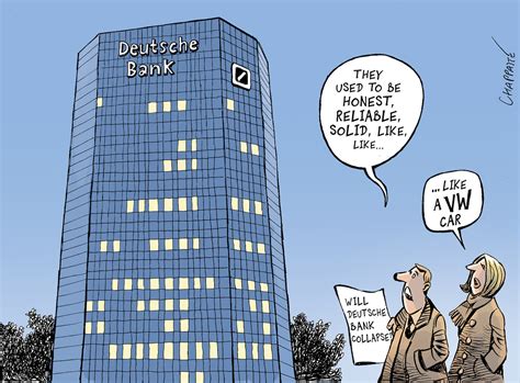 Deutsche Bank In Trouble Globecartoon Political Cartoons Patrick