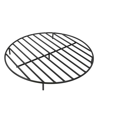 Fire pit grate home depot. Sunnydaze Decor 30 in. Round Steel Fire Pit Grate in Black ...