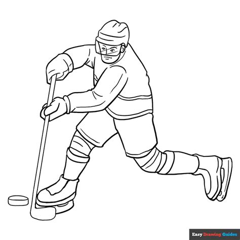 Sports Coloring Pages Hockey Goalie