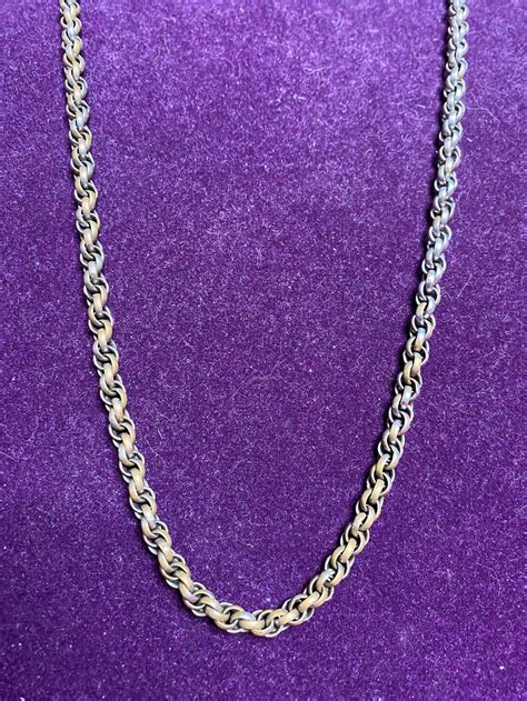Stunning Vintage Silver Necklace Etsy