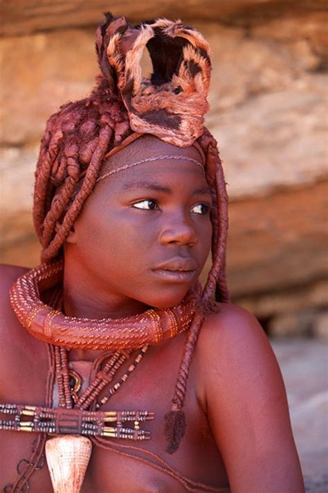 19211 Photograph At Beautiful African Women Himba Girl African Face