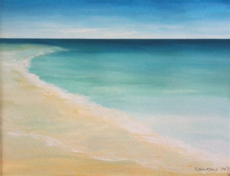 Wellen am strand acrylbilder selber malen abstrakte kunst wolken malerei kreativ abstrakte landschaftsmalerei landschaftskunst landschaftsmalerei. Aquarell Strand Gemälde Meer Gemälde von ...