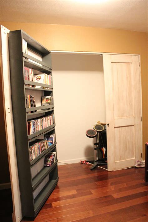 Everything in the house comes 11. Ana White | Closet Door and DVD Storage - DIY Projects
