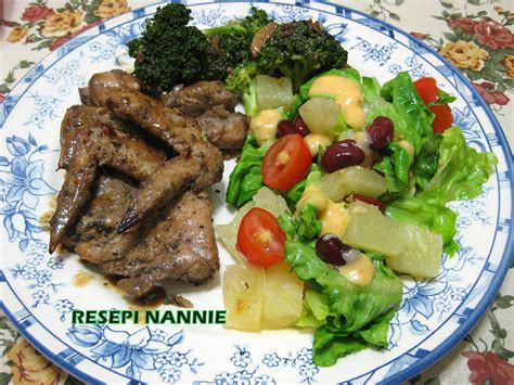 Ayam masak halia mudah dimasak & sedap dimakan. RESEPI NANNIE: SALAD n AYAM PANGGANG