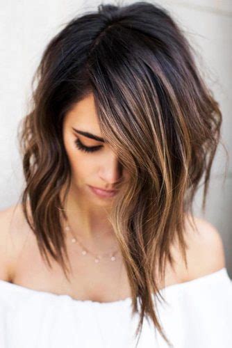 They should look windswept but still soft and brushable. 35 Trendy Hairstyles For Medium Length Hair ...