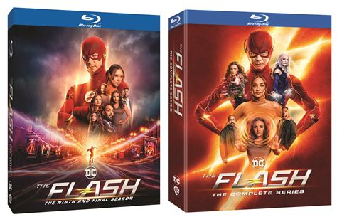 the flash the ninth and final season and the flash the complete series arriving on blu ray