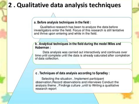 Qualitative analysis tends to be quite flexible and relies on the researcher's judgement, so you have to reflect carefully on your choices and assumptions. Initial analysis of data metpen