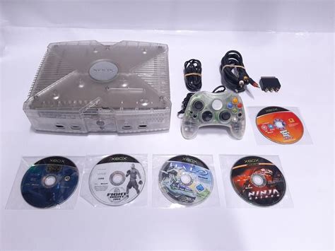 Xbox Classic Crystal Edition Console With Games Without Catawiki