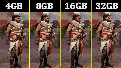 This is probably a title you could play with 8 gb of ram but you. DDR4 4GB vs 8GB vs 16GB vs 32GB | Comparison | - YouTube