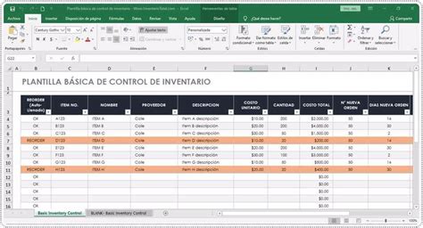 Programa De Inventario En Excel 2020
