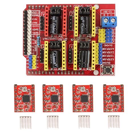 Buy Witbot Cnc Shield Expansion Board With A4988 Stepper Motor Driver