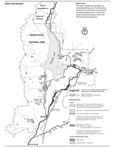32 Teton National Park Map Maps Database Source