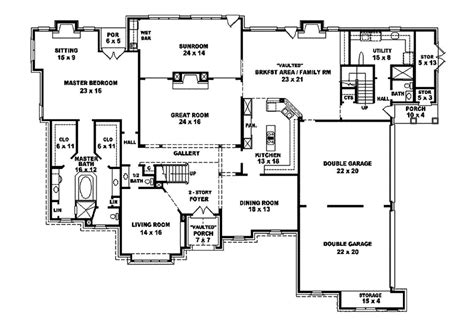 Milton Manor Luxury Tudor Home Plan 087s 0111 House Plans And More
