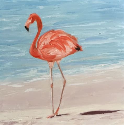 Hallie Kohn Art Flamingo