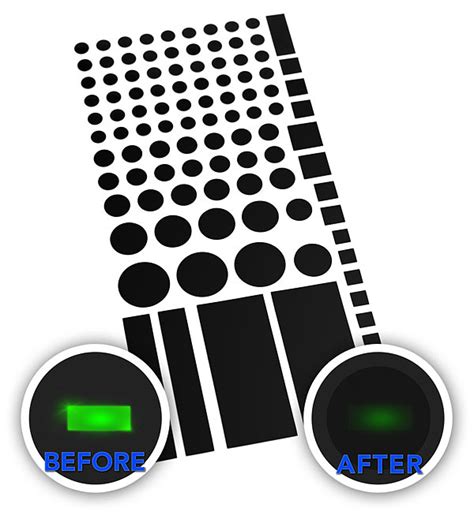 Maybe you would like to learn more about one of these? Electronics LED Lights Blocker or Dimming Stickers