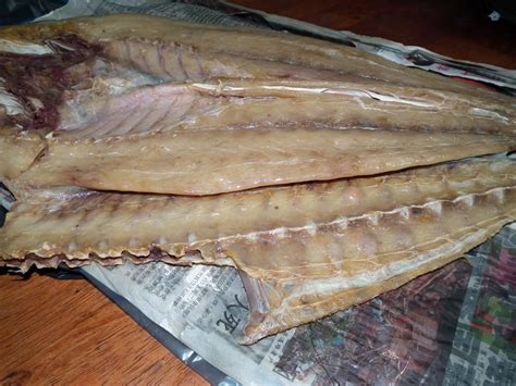 Ikan masin tenggiri premium, kuala terengganu. Sajian Dapur Bonda: Mengurangkan Kemasinan Ikan Masin