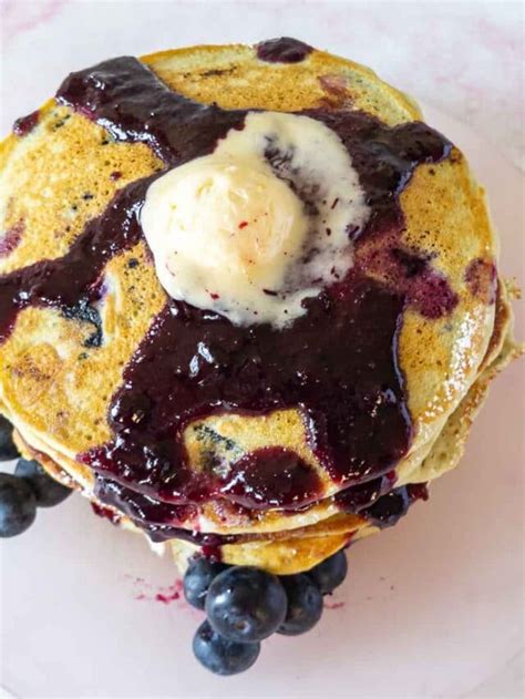 Blueberry Pancakes Gluten Free And Dairy Free Recipe Peel With Zeal