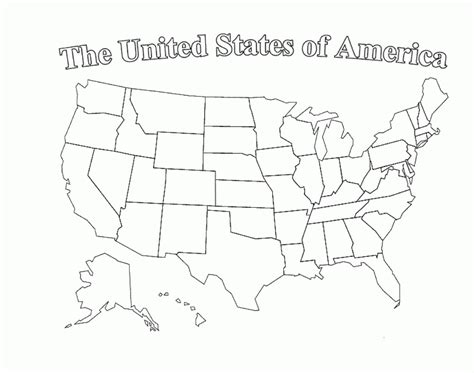 Maybe you would like to learn more about one of these? Printable Map Of United States Without Names | Printable ...