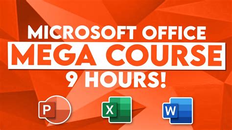 microsoft office tutorial learn excel powerpoint and word 9 hour ms office course