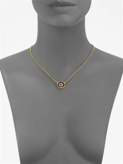Gurhan K Gold Evil Eye Pendant Necklace In Metallic Lyst