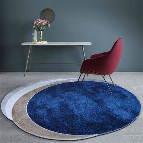 New Design Combined Irregular Round Cool Rugs For Living Room Warmly Home