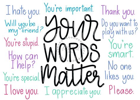 Your Words Matter Etsy