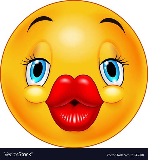 cute kissing emoticon royalty free vector image emoticon emoji pictures emoji images