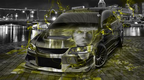 Share jdm wallpapers hd with your friends. 4K Mitsubishi Lancer Evolution JDM Anime Aerography City ...