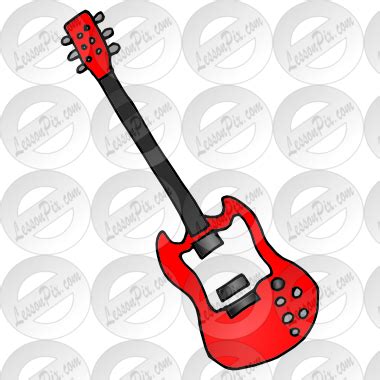 Guitar Picture for Classroom / Therapy Use - Great Guitar Clipart | Guitar, Guitar clipart, Clip art
