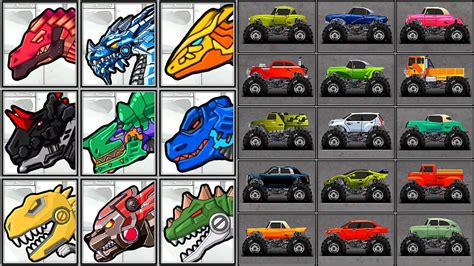 Monster Truck Crot Dino Robot Corps Full Game Play YouTube