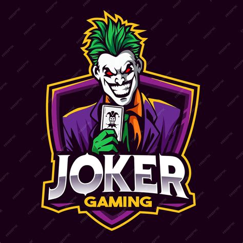 Premium Vector Joker Mascot Logo Gaming Vector Illustration