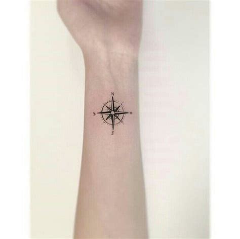 Simple Compass Tattoos Wrist