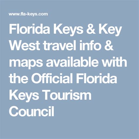 Florida Keys And Key West Travel Info And Maps Available With The Official