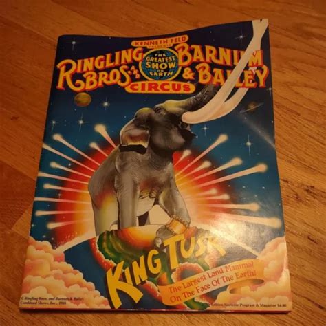 RINGLING BROS BARNUM Bailey Circus Th Edition Souvenir Program