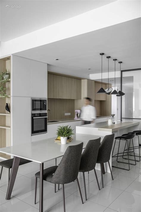 Modern Zen Kitchen Condominium Design Ideas And Photos Malaysia