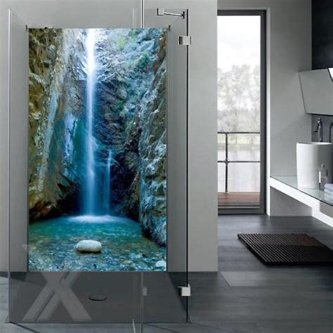 Weitere ideen zu bad malen, wandgemälde ideen, wandbild wand. Rückwand Dusche Wandbild Fliesenspiegel Badezimmer ...