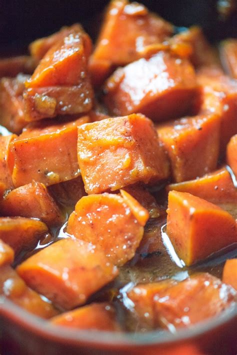 You can choose to go. Candied sweet potatoes in a baking pan | Sweet potato ...