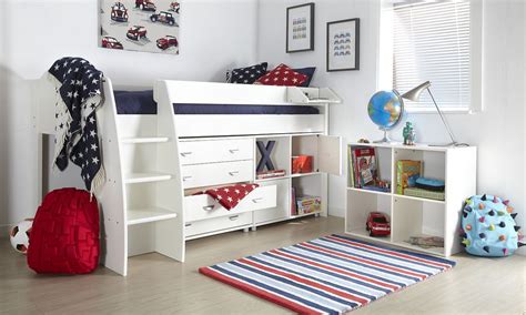 Find out how we maximised storage for her clothes in a white and light blue midsleeper cabin bed. Kids Avenue Eli Classic Children's Cabin Bed | Room to ...