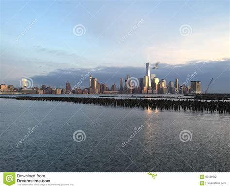 New York City From Hoboken Nj Stock Photo Image Of Hudsonriver
